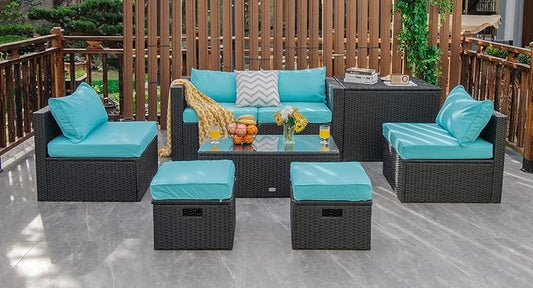 Tangkula 8 Pieces Patio Furniture Set by TANGKULA