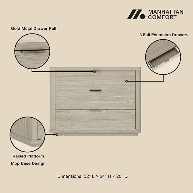 Eco-Friendly Nightstand in Natural Finish, Sustainable Bedside Table Made from - Image 5