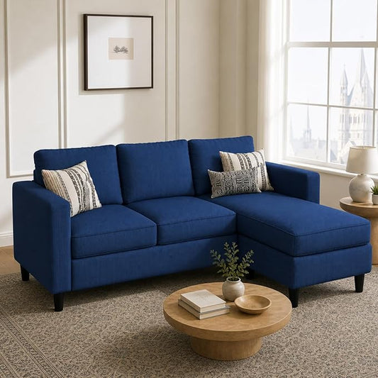Nuturelly Convertible Sectional Sofa Couch by Nuturelly