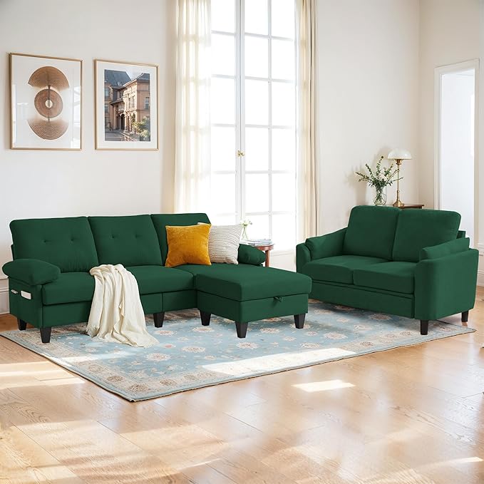 5 Seat Sectional Sofa Set for Living Room Set - Image 8