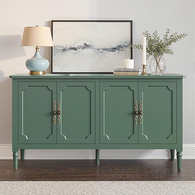 FansaFurn Console Table, Wood Buffet Sideboard, Media Credenza - Image 7