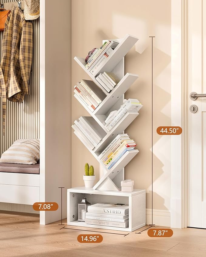 Evermagin 6 Tier Tree Bookshelf - Image 2