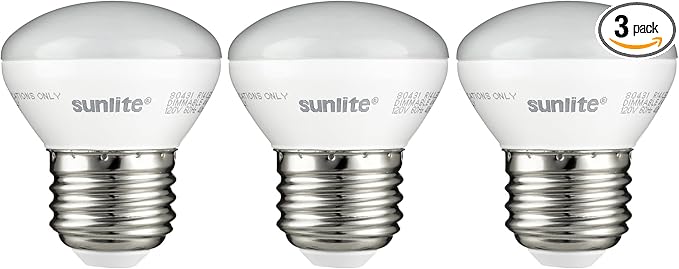 Sunlite LED R14 Mini Flood Light Bulbs, 4 Watts, 250 Lumens, Medium Base by Sunlite