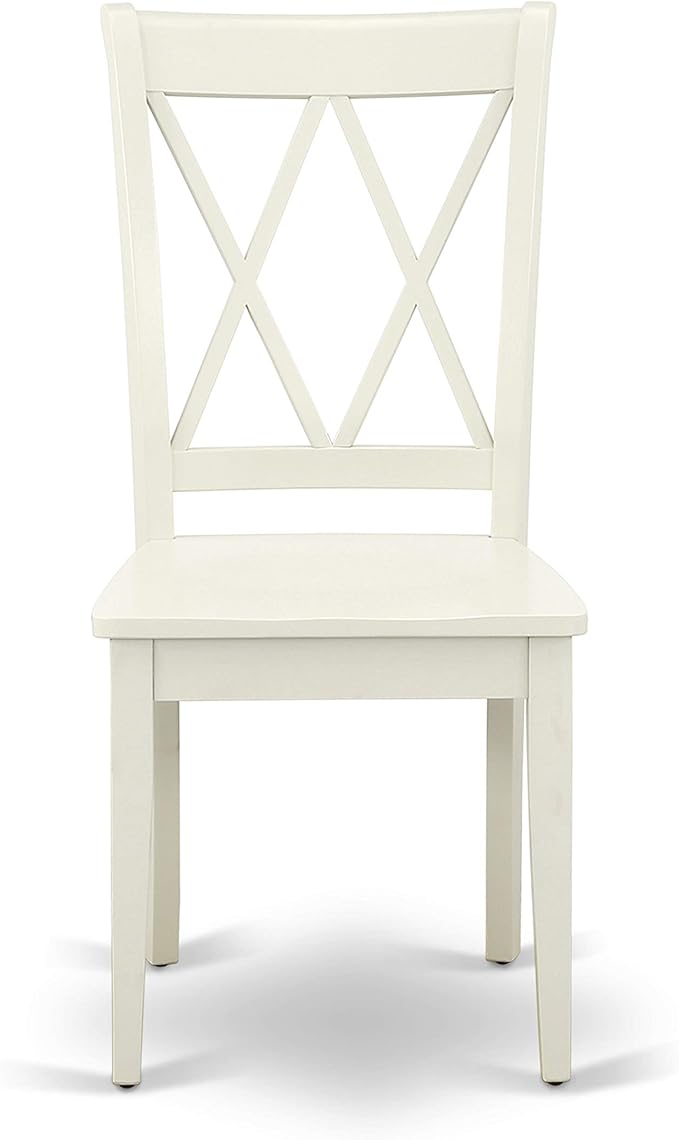 East West Furniture CLC-LWH-W Clarksville Dining Room Chairs - Image 4