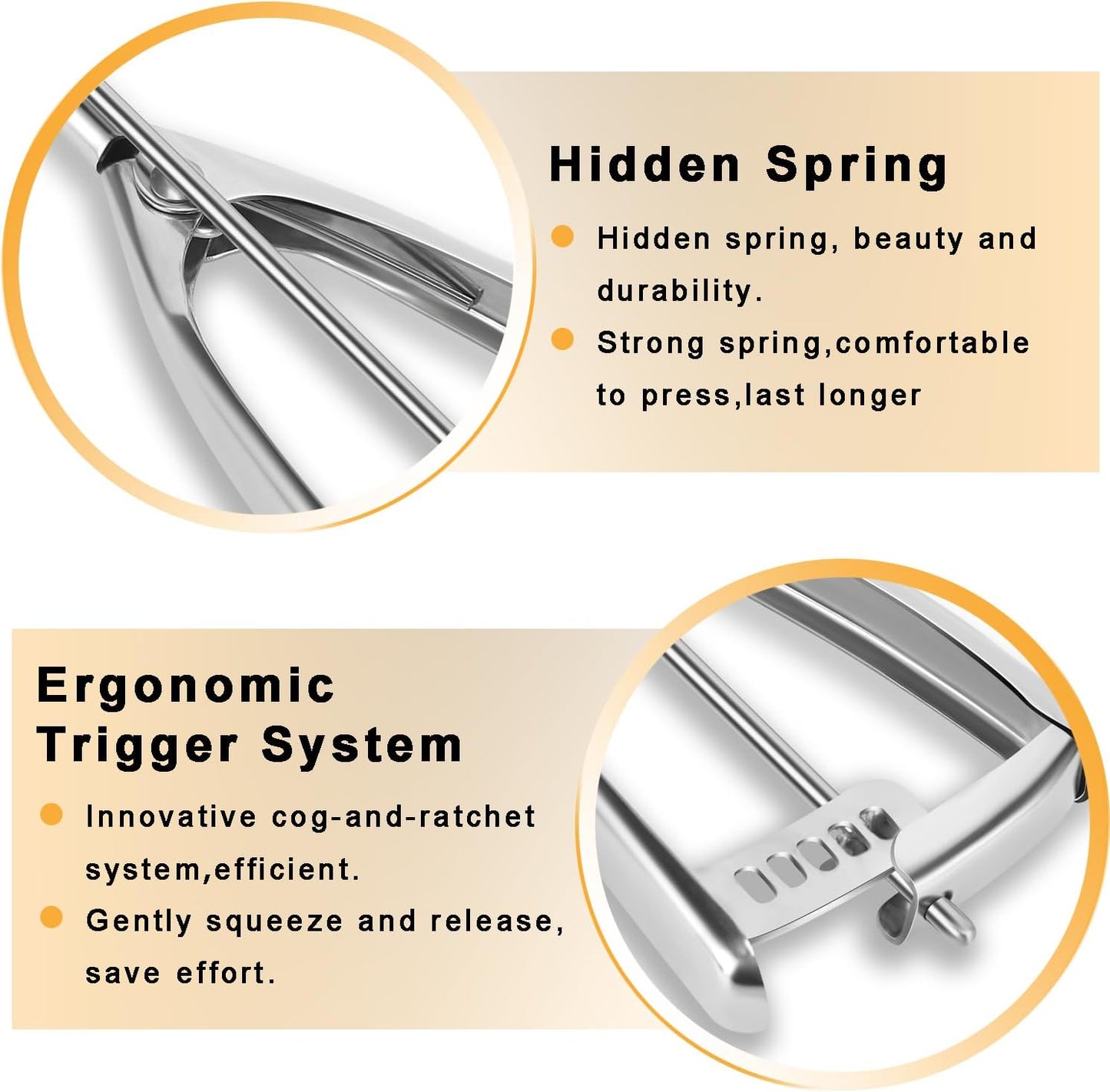 Cookie Scoop 3 Tbsp, Size #20, 3 Tablespoon Cookie Scoop for Baking, Ice Cream Scoop With Trigger, 18/8 Stainless Steel, For Cookies, Cupcake, Muffin, Ice Cream, Meatball