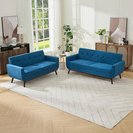 Kingfun Living Room Furniture Sets, Loveseat & Standard, Mid Century Modern by KINGFUN-Anexcitingoption