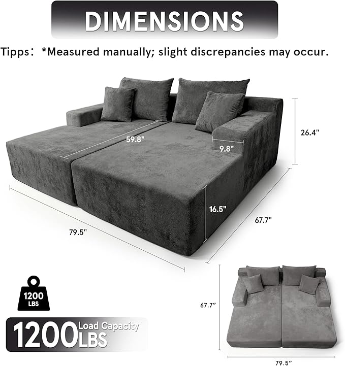 Sytopia Loveseat Chaise Lounge - Image 2