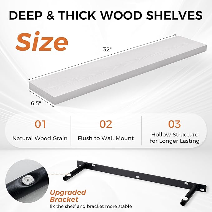 Fun Memories 32Inch Floating Shelves - Image 3