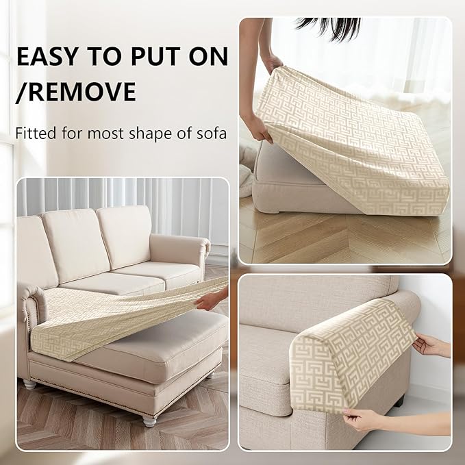UNBBRRL Stretch Couch Armrest Covers - Image 4