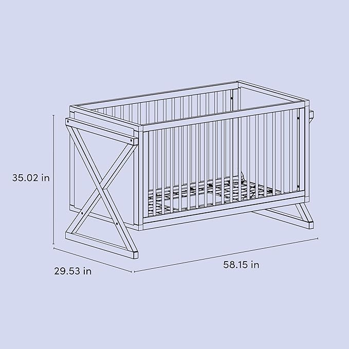 Storkcraft Equinox 3-in-1 Convertible Crib – GREENGUARD Gold Certified - Image 6