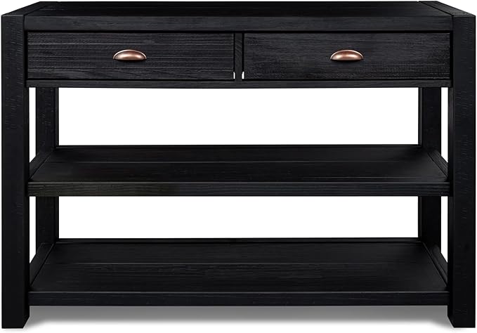 Grain Wood Furniture Montauk Console Table, Solid Wood - Image 4