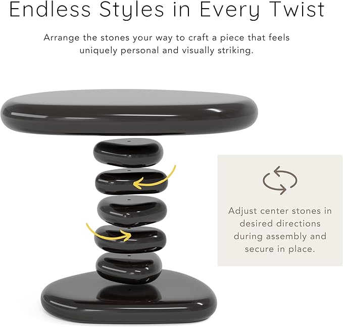24/7 Shop at Home Kavren Modern 22-inch Oval Glossy Pedestal End Table - Image 13