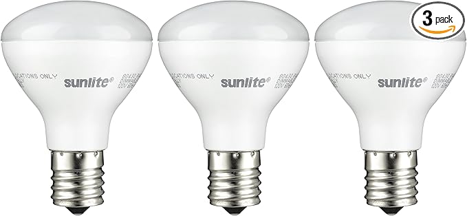 Sunlite LED R14 Mini Flood Light Bulbs, 4 Watts, 280 Lumens, Intermediate Base by Sunlite