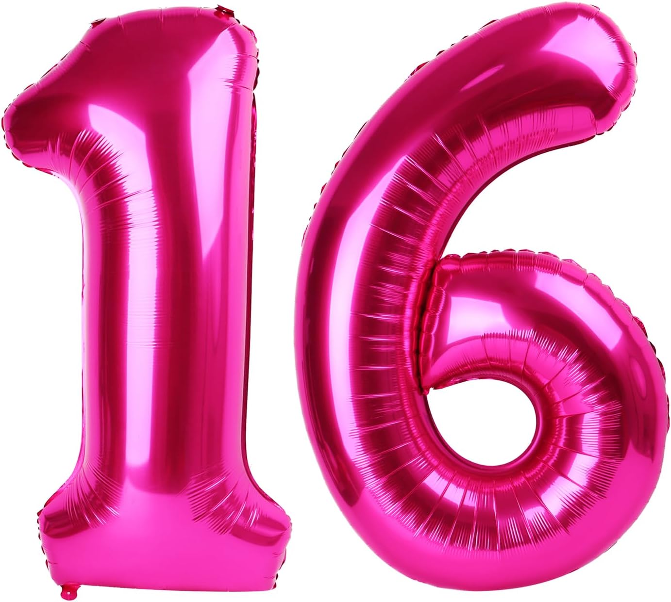 40 Inch Hot Pink 16 Number Balloon