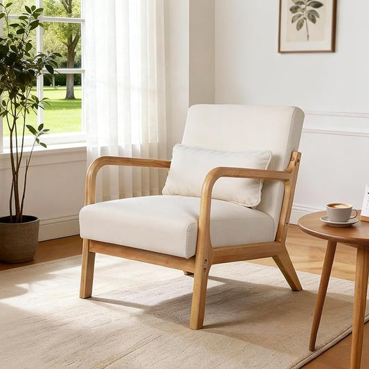 Mid Century Accent Chair, Comfy Arm Chair by Unknown