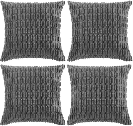 Fancy Homi 4 Packs Decorative Throw Pillow Covers by Fancy+Homi