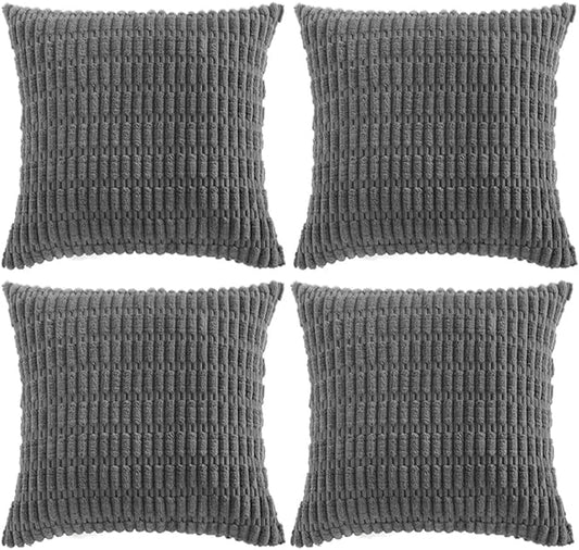 Fancy Homi 4 Packs Decorative Throw Pillow Covers by Fancy+Homi