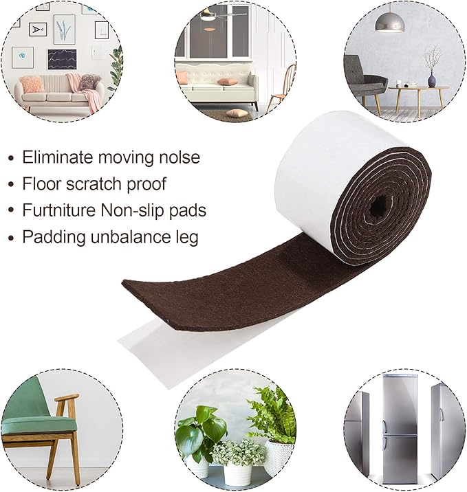 Shappy 2 Packs 120 x 2 x 0.12 Inch Felt Strips - Image 2