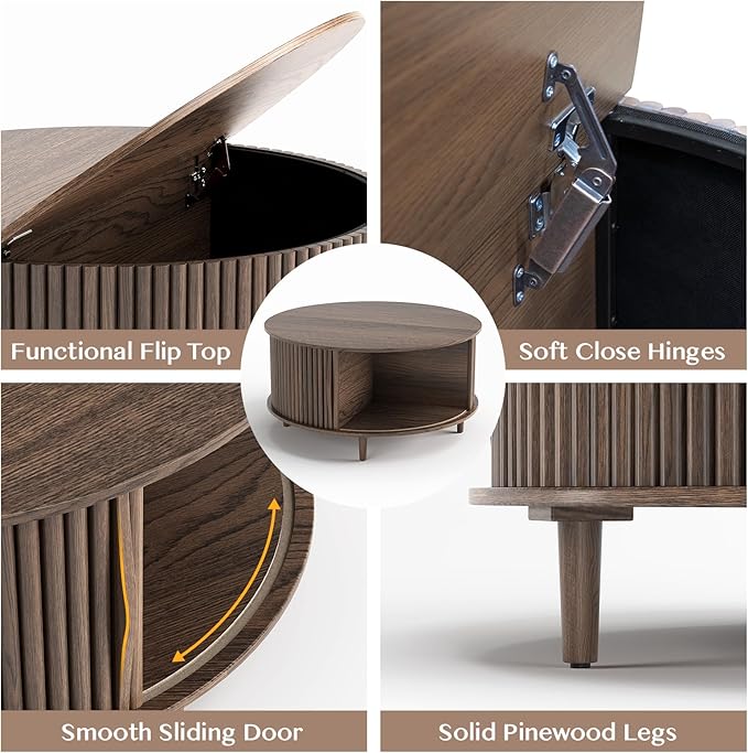 JOINICE, Round Coffee Table - Image 3