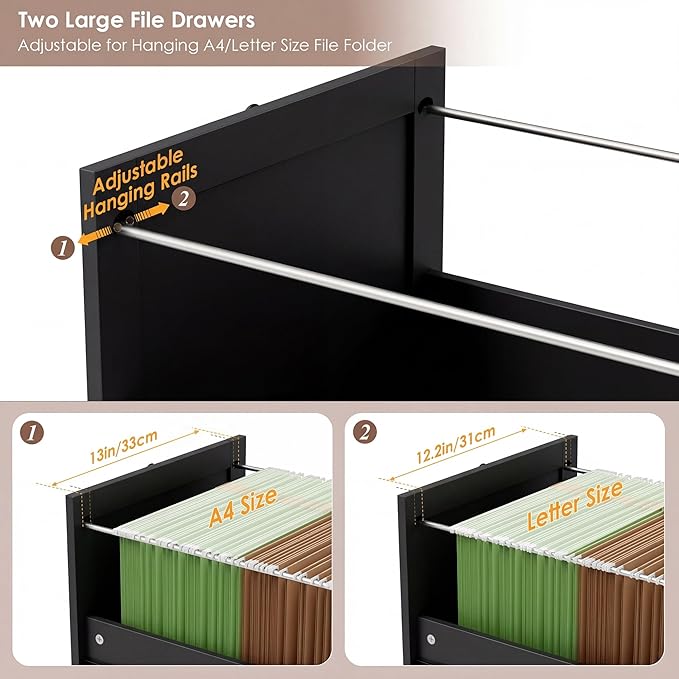 HIFIT 72'' Tall File Bookcase - Image 6