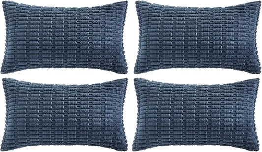 Fancy Homi 4 Packs Decorative Throw Pillow Covers by Fancy+Homi