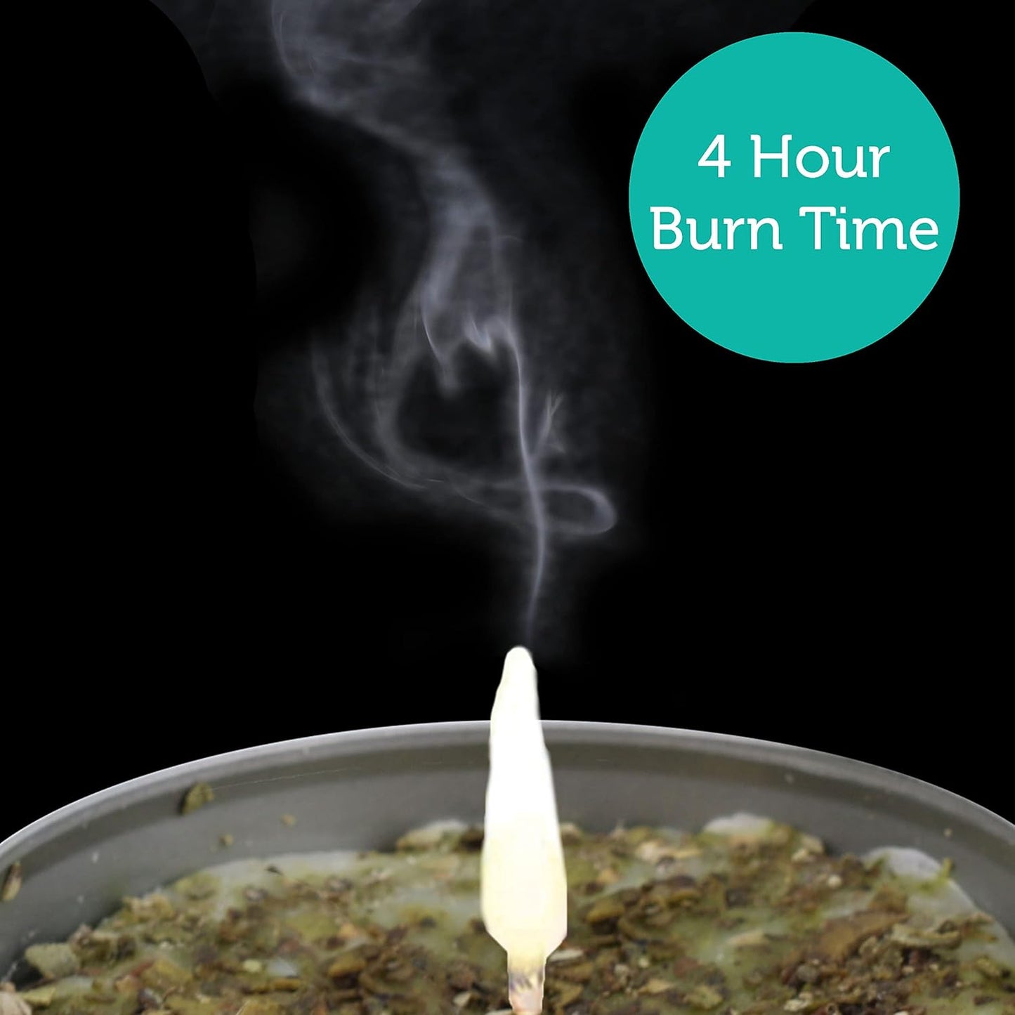 SOUL STICKS 12 Pack Little Smudgies Tealight Candles Smudge Candle for Cleansing House, Meditation, Chakra Healing | Made with Crystals and Herbs (White Sage & Eucalyptus)