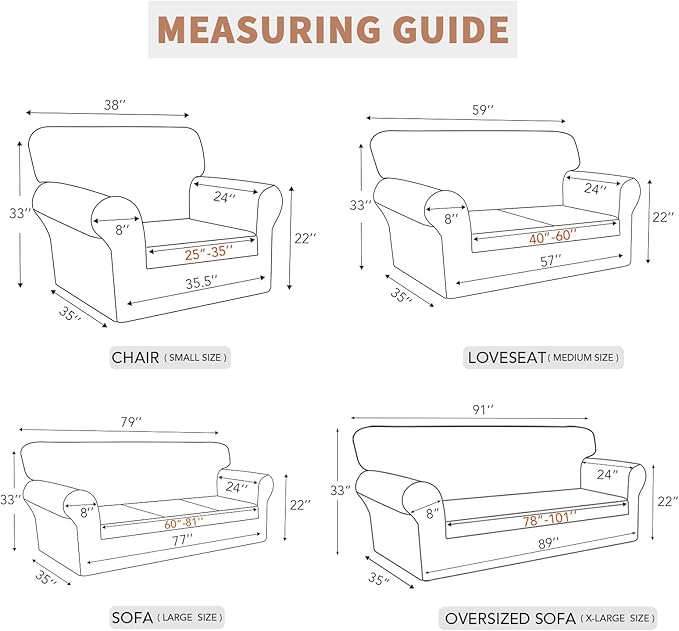 Easy-Going 100% Waterproof Couch Cover, Dual Waterproof Sofa Cover, Stretch - Image 6