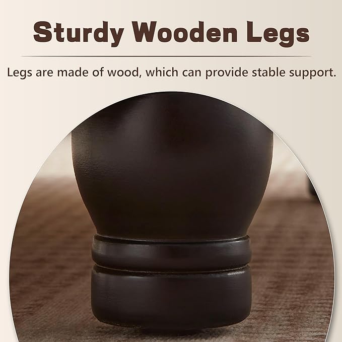 30-Inch Round Storage Ottoman, Modern Ottoman Coffee Table - Image 5
