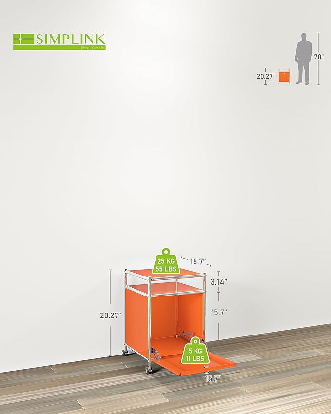 Elegant Matte Storage Cart - Image 2