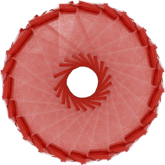 Wudygirl 100PCS Organza Bags 5X7 Inch Favor Bags Jewelry Bags Drawstring for Christmas Candy Wedding Favor Party Baby Shower(Red 5X7)