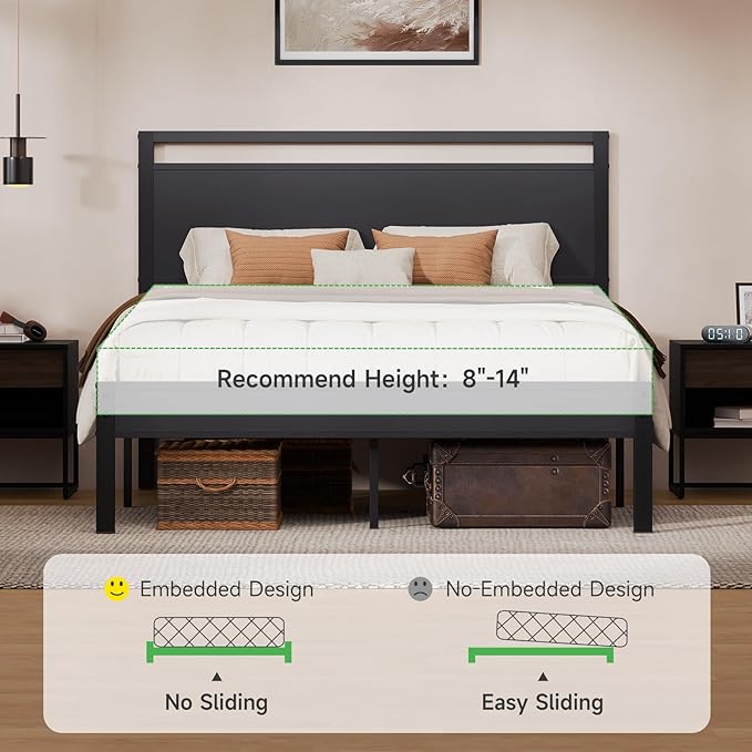 Easy to Assemble Queen Bed Frame - Image 9