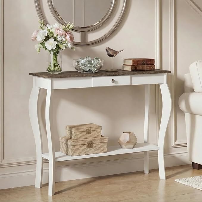 ChooChoo Narrow Farmhouse Console Table - Image 4
