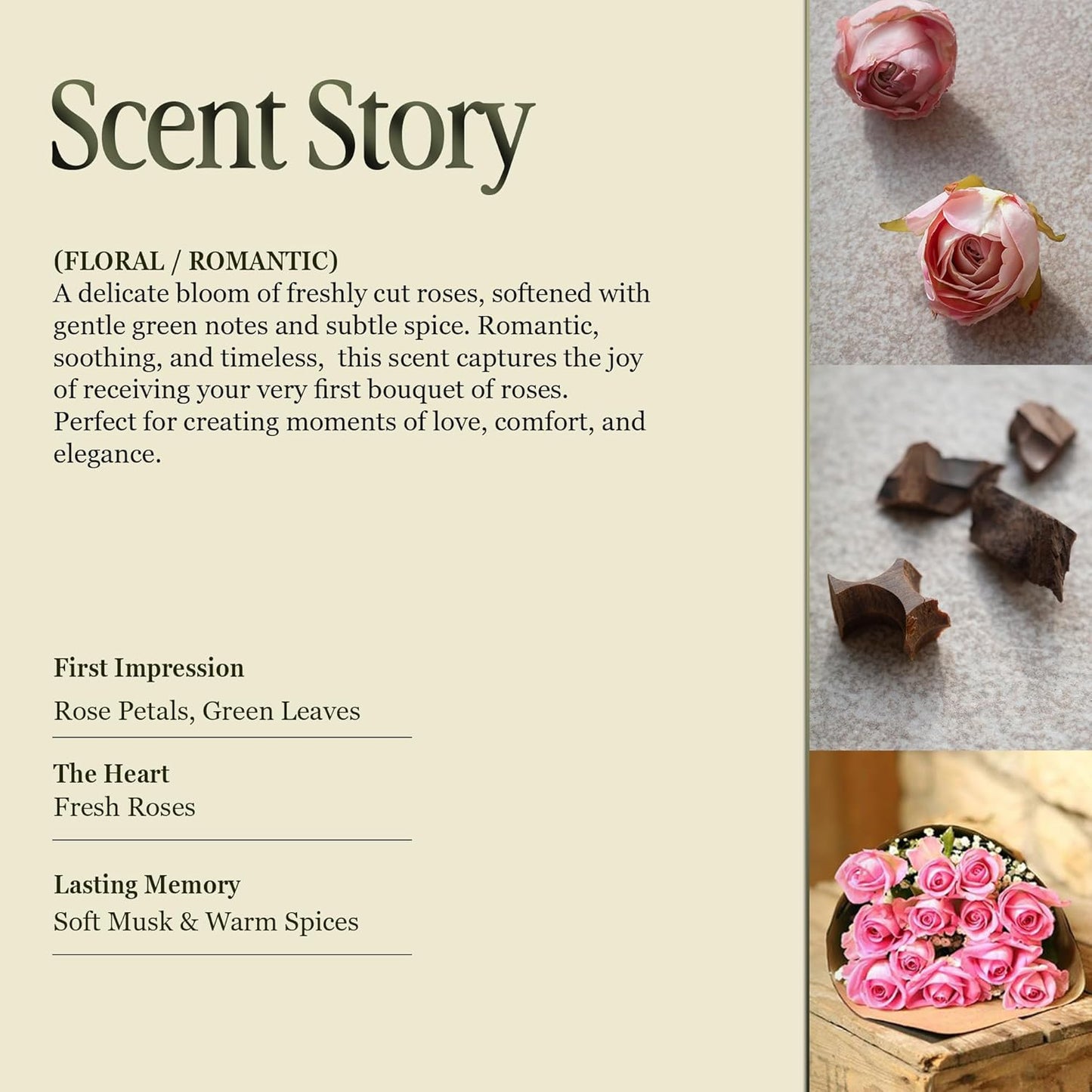 Scented Luxury Candles in Handmade Ceramic Jars, Soy Wax | Canal Rose – Rose Bud & Oud Scented, Large Candle | Non Toxic, 2 Wicks, Reusable Big Pink Jar | Natural Spring Aromatherapy for Women & Men