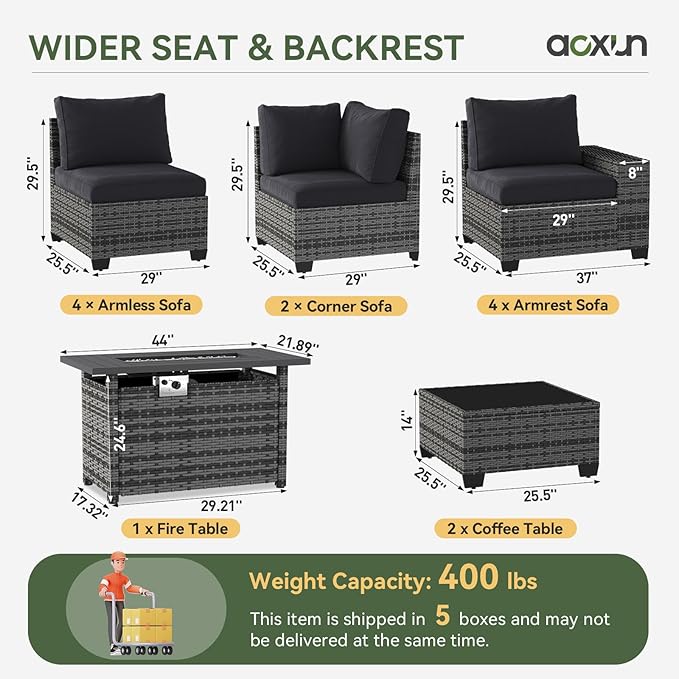 Aoxun Patio Furniture Sets - Image 7