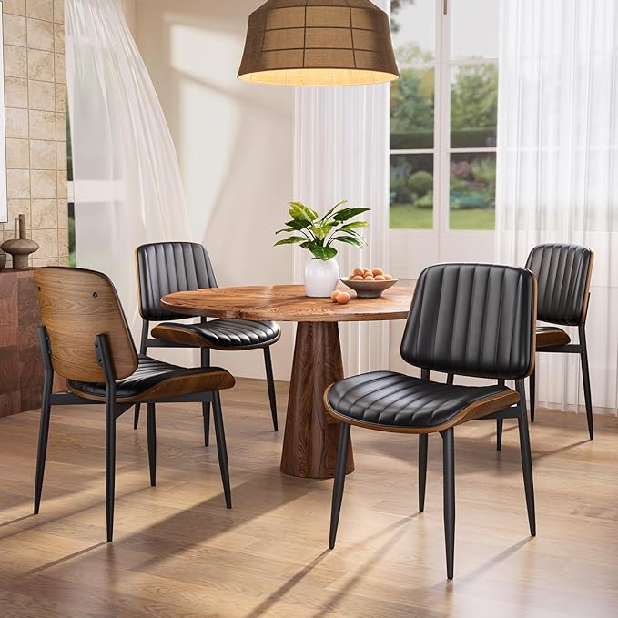 YaFiti Dining Chairs Set of 6, Mid Century Modern Dining Room Kitchen Chairs - Image 8
