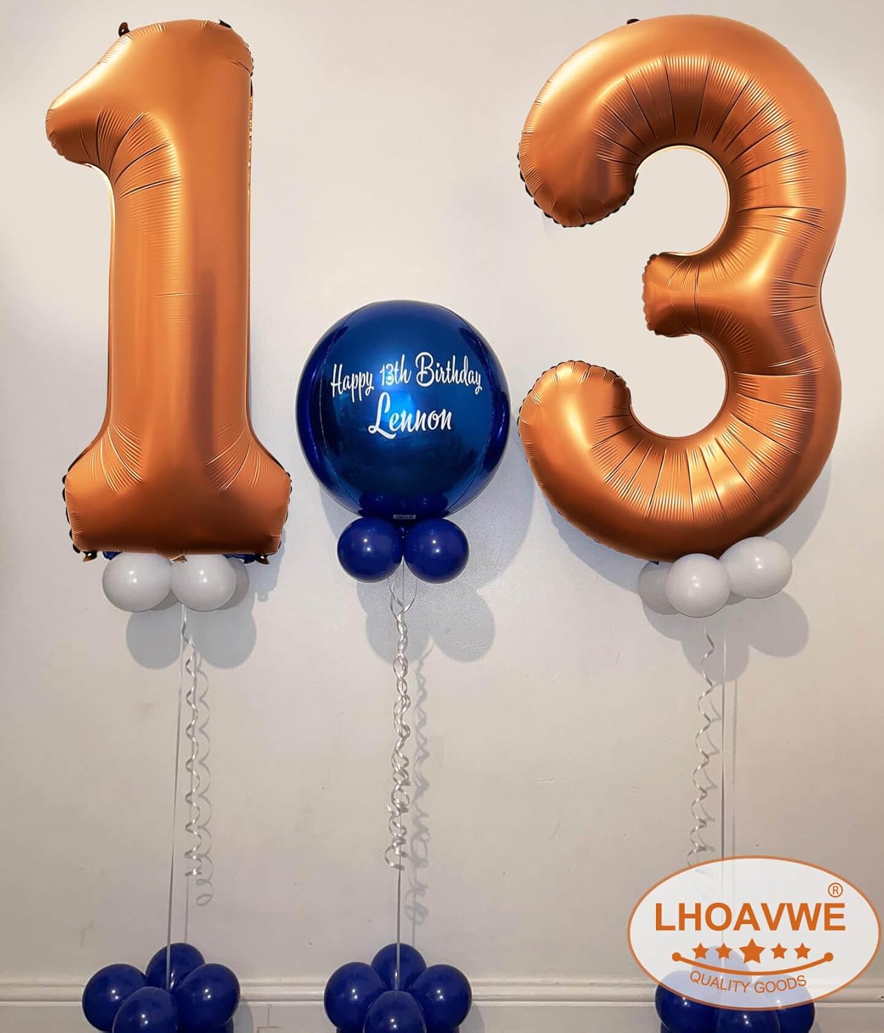 Number 15 Orange Balloons 40 Inch Giant Foil Helium for 15th Birthday Party Supplies 51st Anniversary Events Decorations