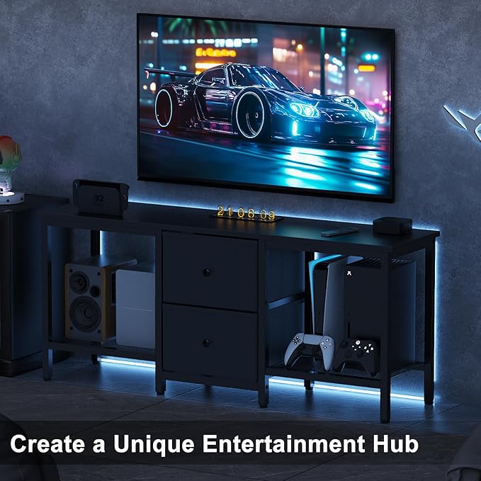 TV Stand Suitable for TVs up to 55 Inches, Entertainment Center - Image 7