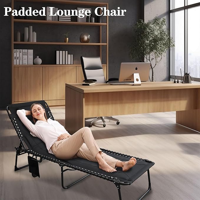 Outdoor Folding Lounge Chair Padded - Image 2