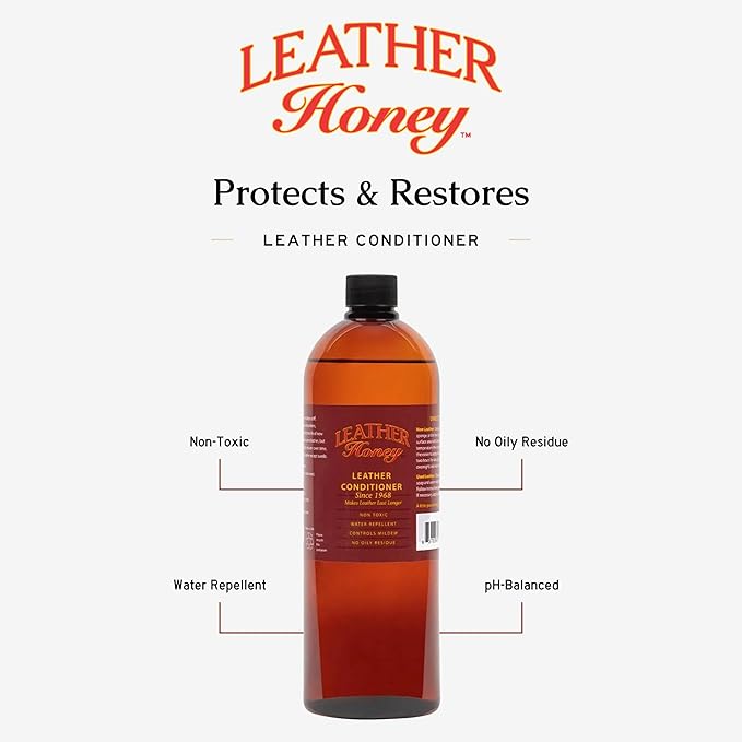 Leather Honey Leather Conditioner, Non-Toxic & Made in the Usa Since 1968. - Image 3