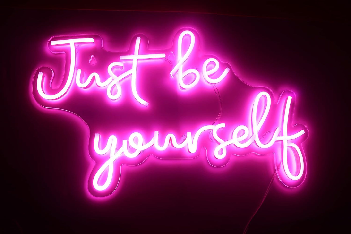 LED Neon Sign Night Light for Wall Party Décor Bedroom Room Bar Wedding Home Birthday Art Decoration Christmas with USB Chain Light modulator 5v (lets party blue)