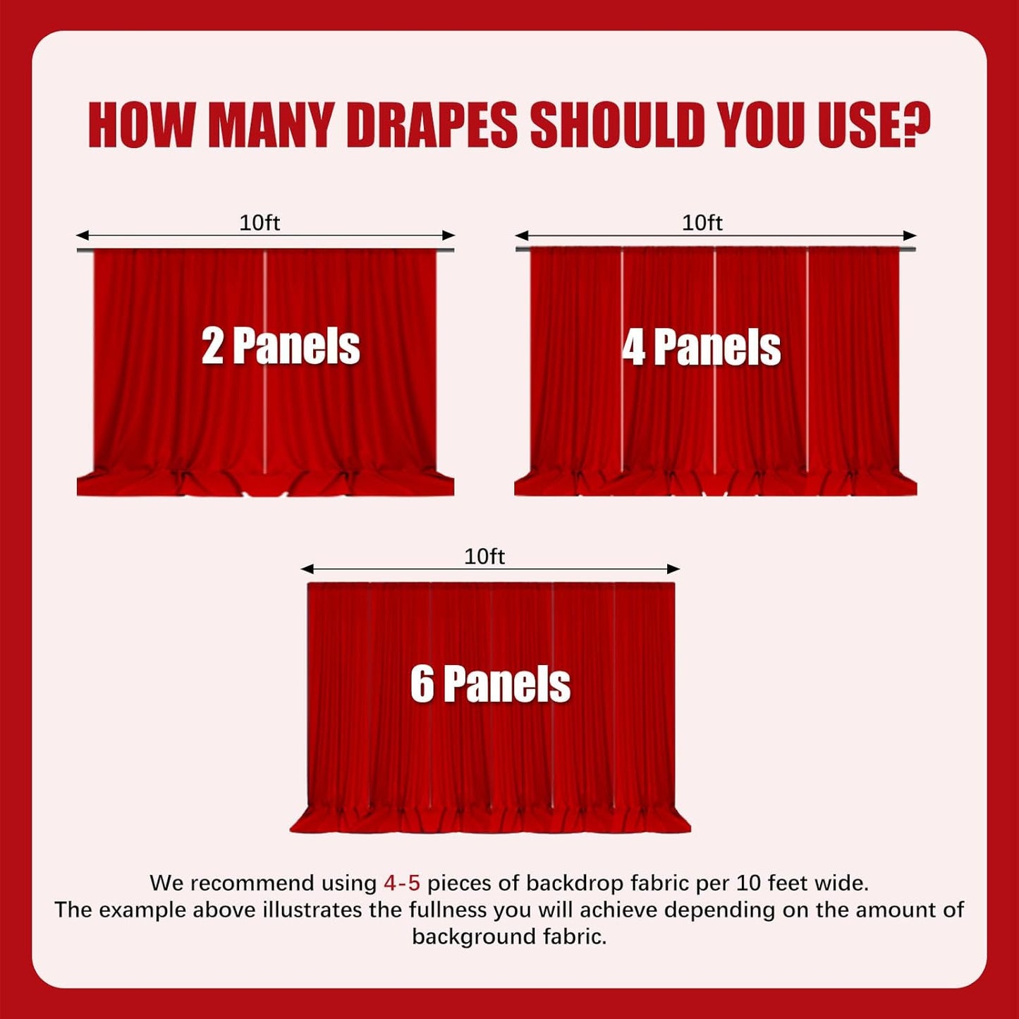 10ft x 10ft Gold Yellow Backdrop Curtains for Parties, Fabric Satin Background Curtain with Rod Pockets for Weddings, Birthday, Baby Shower, Photography, Graduation Party Backdrop Drapes, 2 Panels