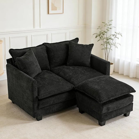 Loveseat Sofa with Ottoman by MUDANT