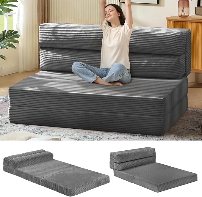 JUIKURY Folding Sofa Bed, Convertible Sleeper Chair by Unknown