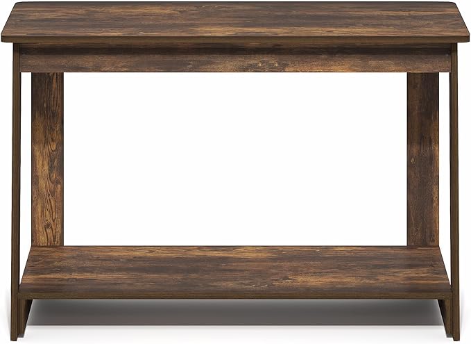 Furinno Beginning TV Stand, 2-Tier Rectangular Entertainment Center - Image 7