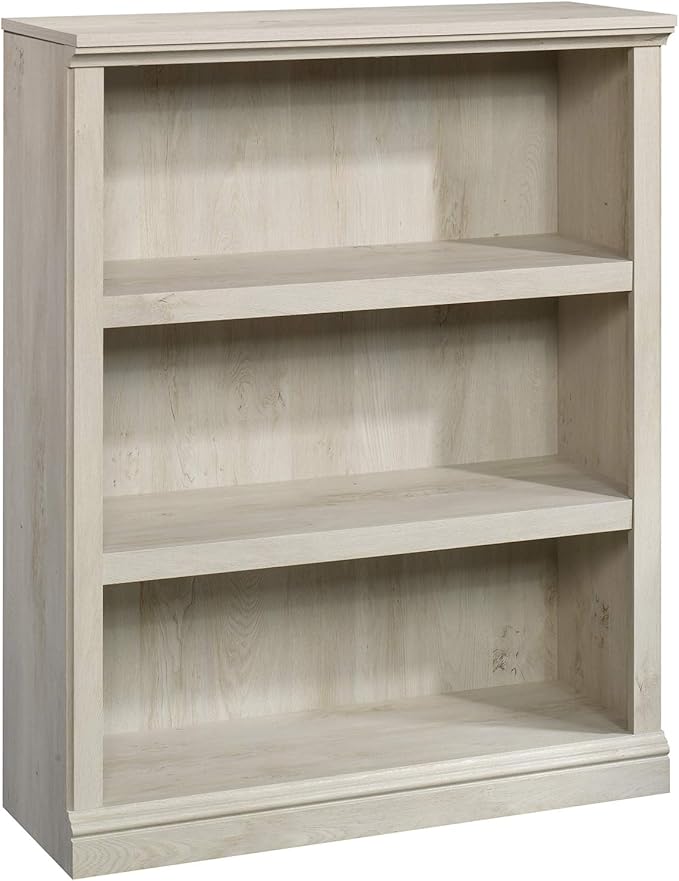 Sauder Miscellaneous Storage 3-Shelf Bookcase/ book shelf, Chalked Chestnut by SAUDER%C2%AE