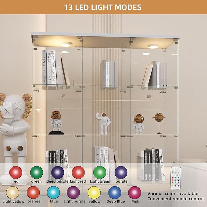 Beauty4U Glass Display Cabinet - Image 5