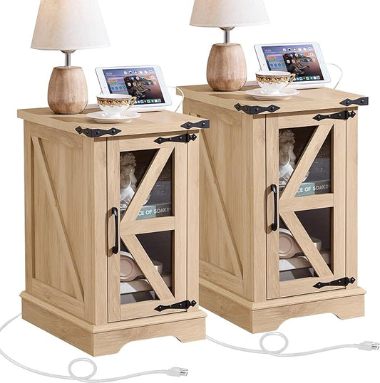 Joaxswe Narrow Night Stand Set 2 by Joaxswe
