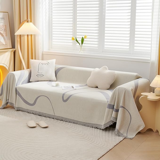 VClife Soft Plush Loveseat Slipcover Washable Couch Cover - Image 9