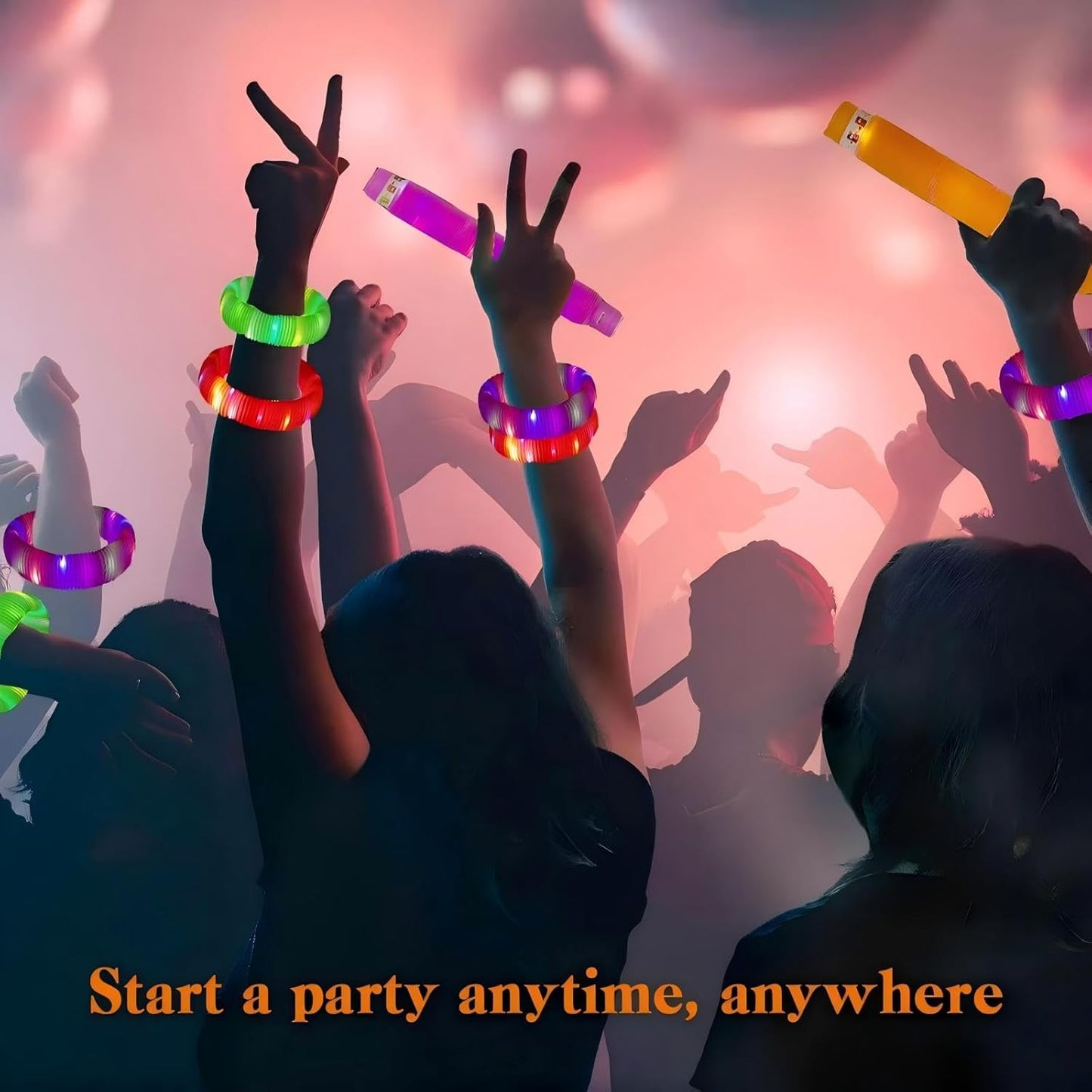 Blue 36 Pack Light Up Party Favors Supplies,Bulk Glow Sticks Bracelet,Necklace Accessories for Kids,Birthday Return Gifts Treats,Easter Basket Goodie Bag Stuffer Fillers for Boys Girls