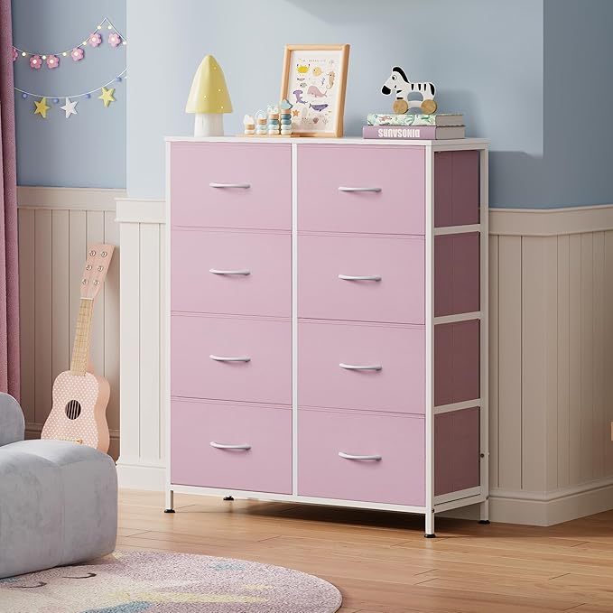 WLIVE Fabric Dresser for Bedroom, Tall Dresser - Image 8